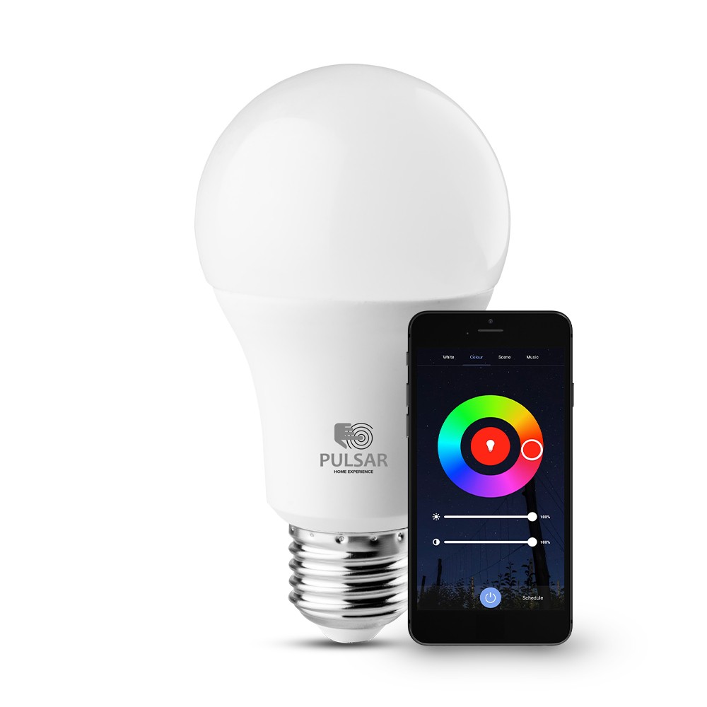 Bec LED A60 10W E27 RGB TUYA Wifi+Bluetooth, PULSAR - imagine 3